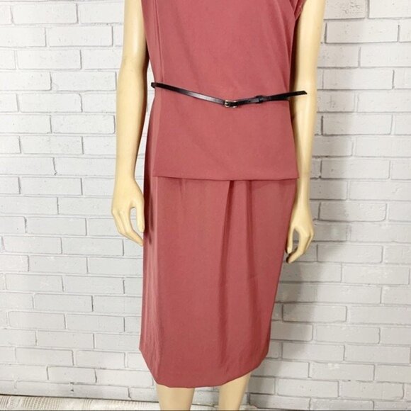 M.M. LaFleur The Elecia Brick Red Dress - Size 14 - Picture 8 of 15